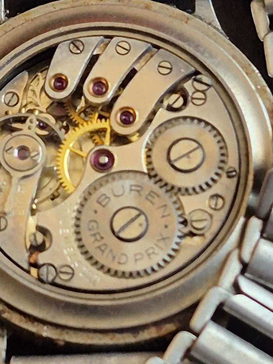 Vintage Buren Grand Prix 17 Jewels Swissmade Mechanical Wrist Watch Jeweller- Michauds (sold as is)