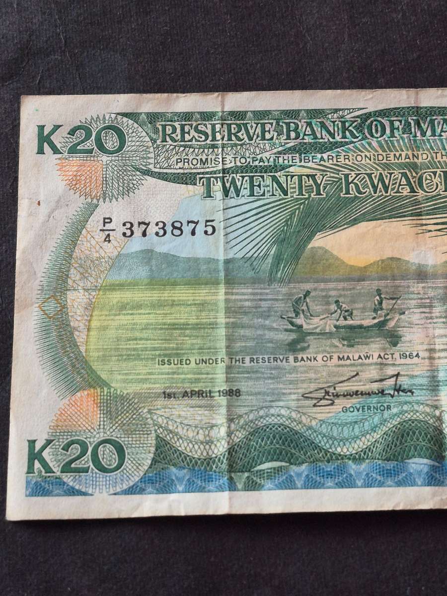 Malawi 20 Kwacha 1986