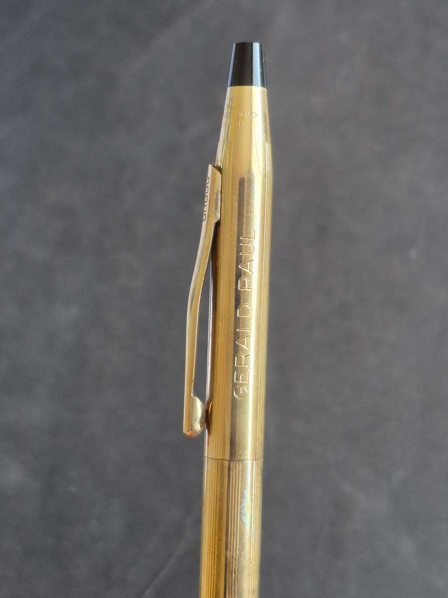 Cross Pen/Pencil Set 1/20 10kts Rolled Gold (engraved)