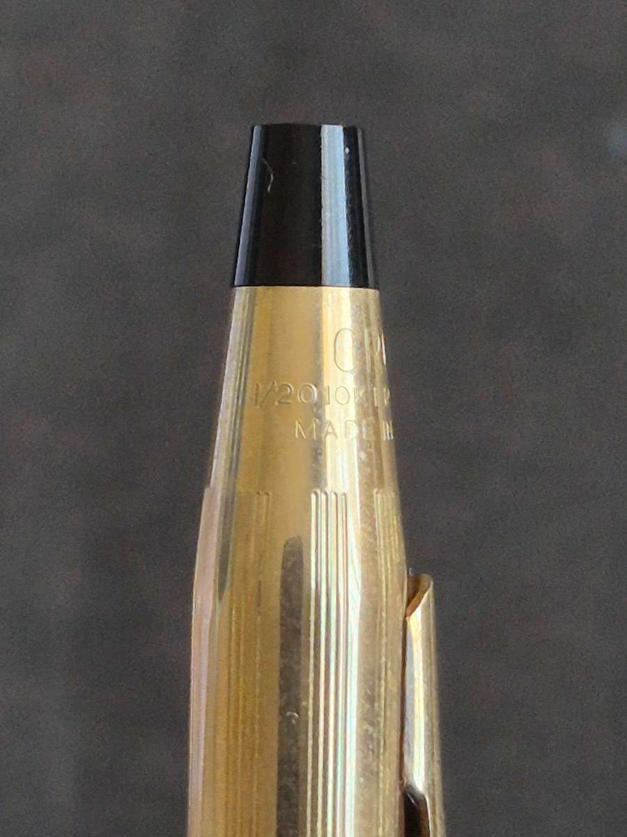 Cross Pen/Pencil Set 1/20 10kts Rolled Gold (engraved)