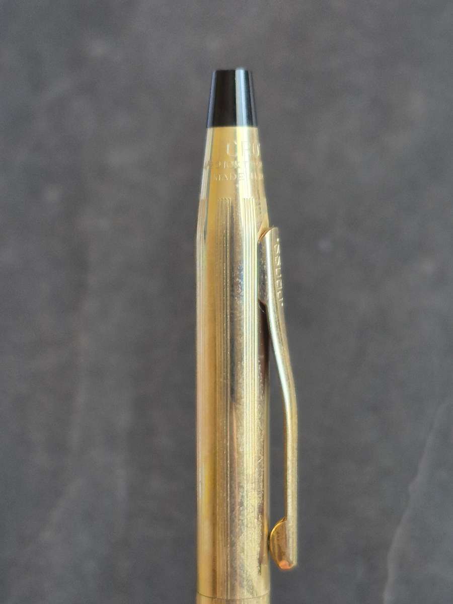 Cross Pen/Pencil Set 1/20 10kts Rolled Gold (engraved)