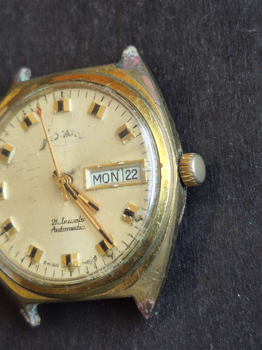 Vintage Men's Rotary 21 Jewels Automatic Wrist Watch (not working) nice condition