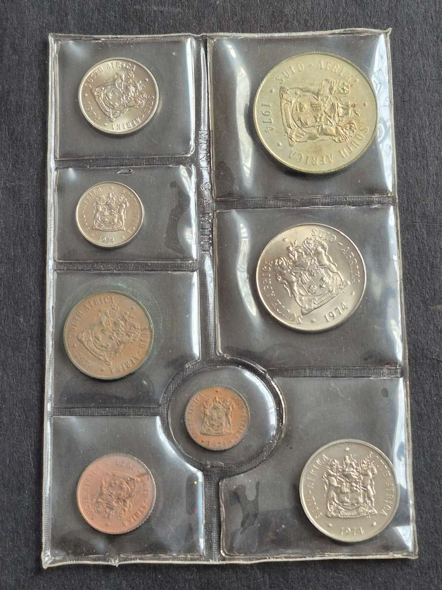 SA Mint Pack 1974 (including Silver One Rand)
