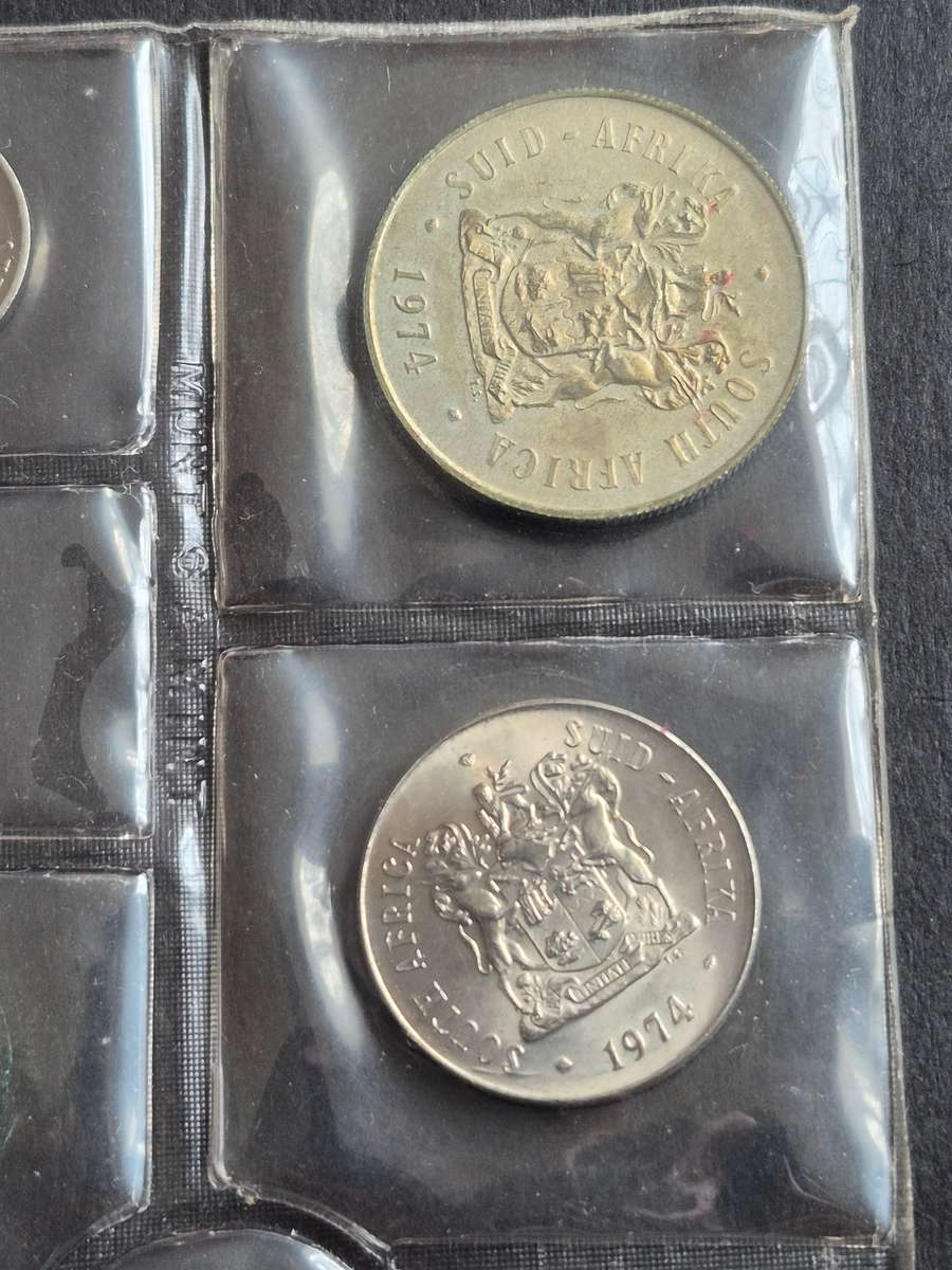 SA Mint Pack 1974 (including Silver One Rand)