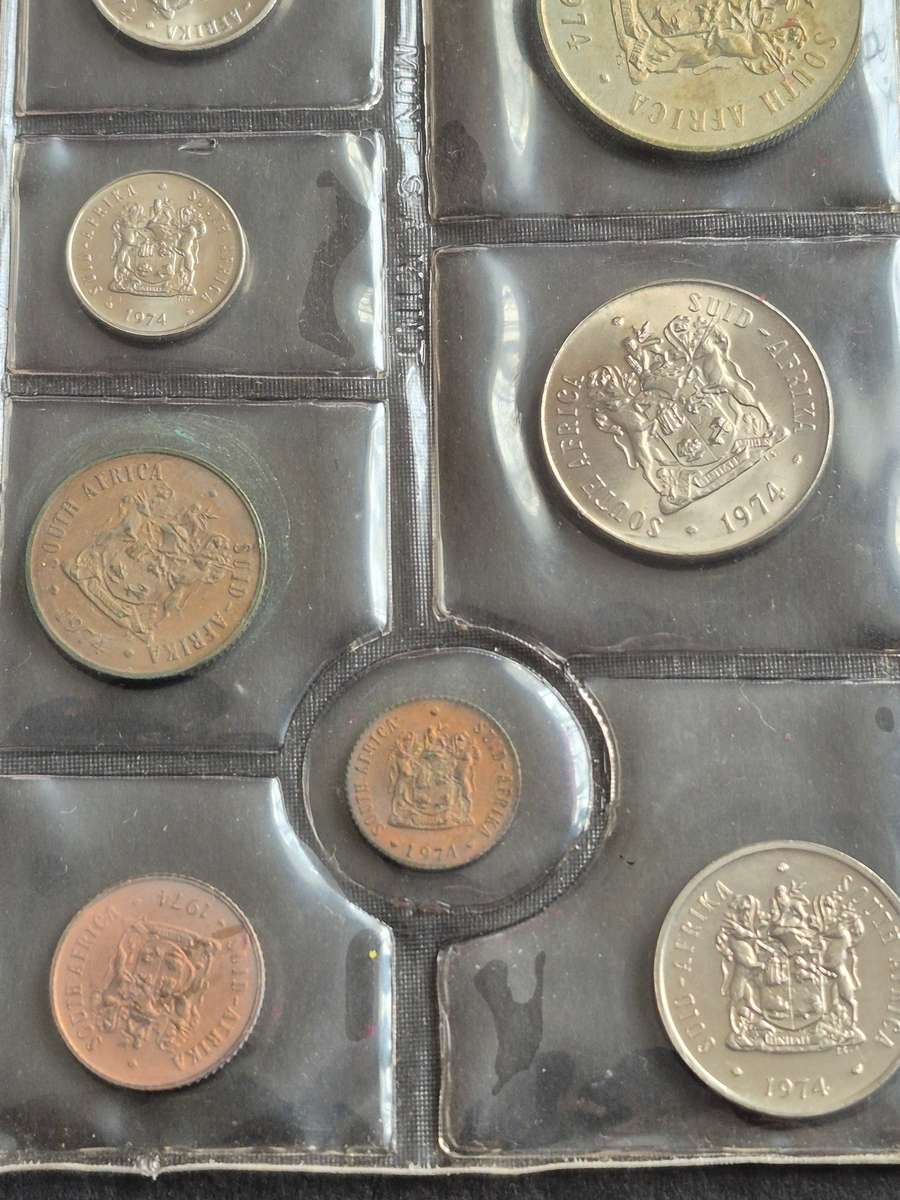 SA Mint Pack 1974 (including Silver One Rand)