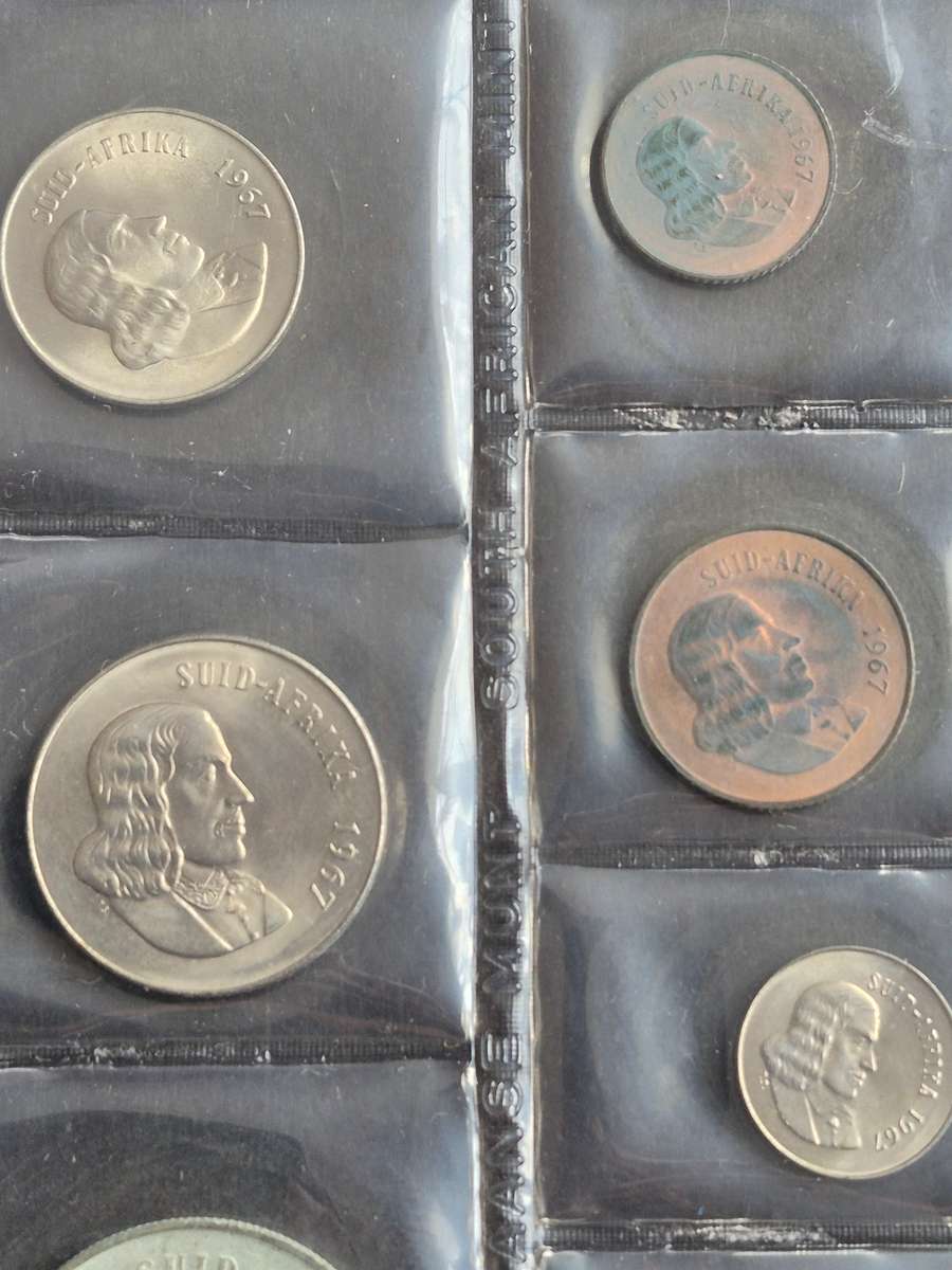 SA Mint Pack 1967 English (including Silver One Rand)
