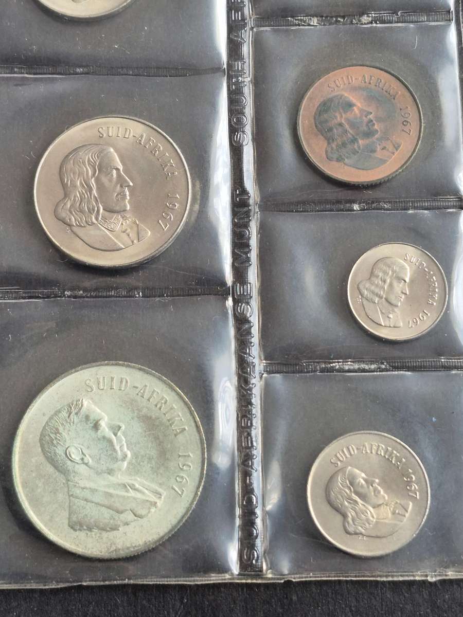 SA Mint Pack 1967 English (including Silver One Rand)