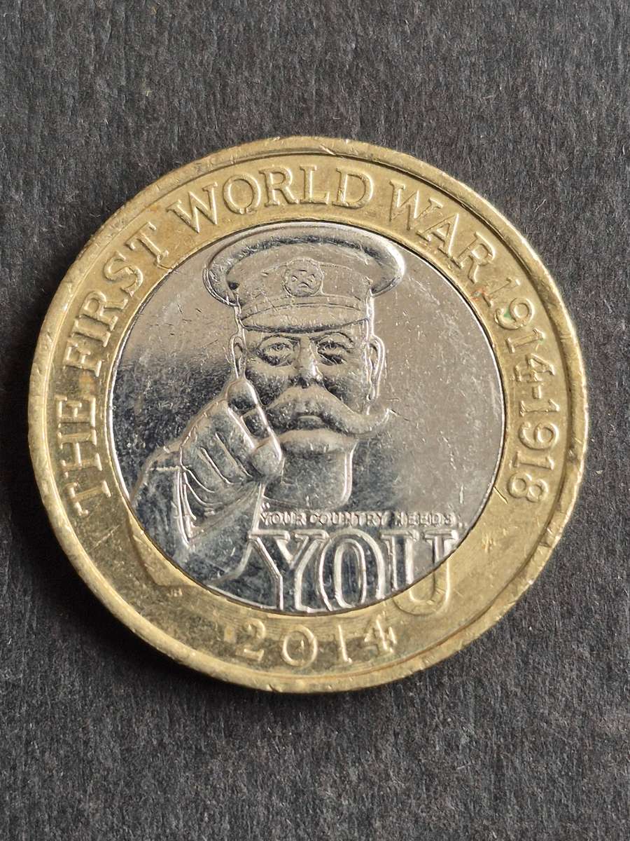 UK Two Pounds 2014 Commorative the First World War 1914-1918