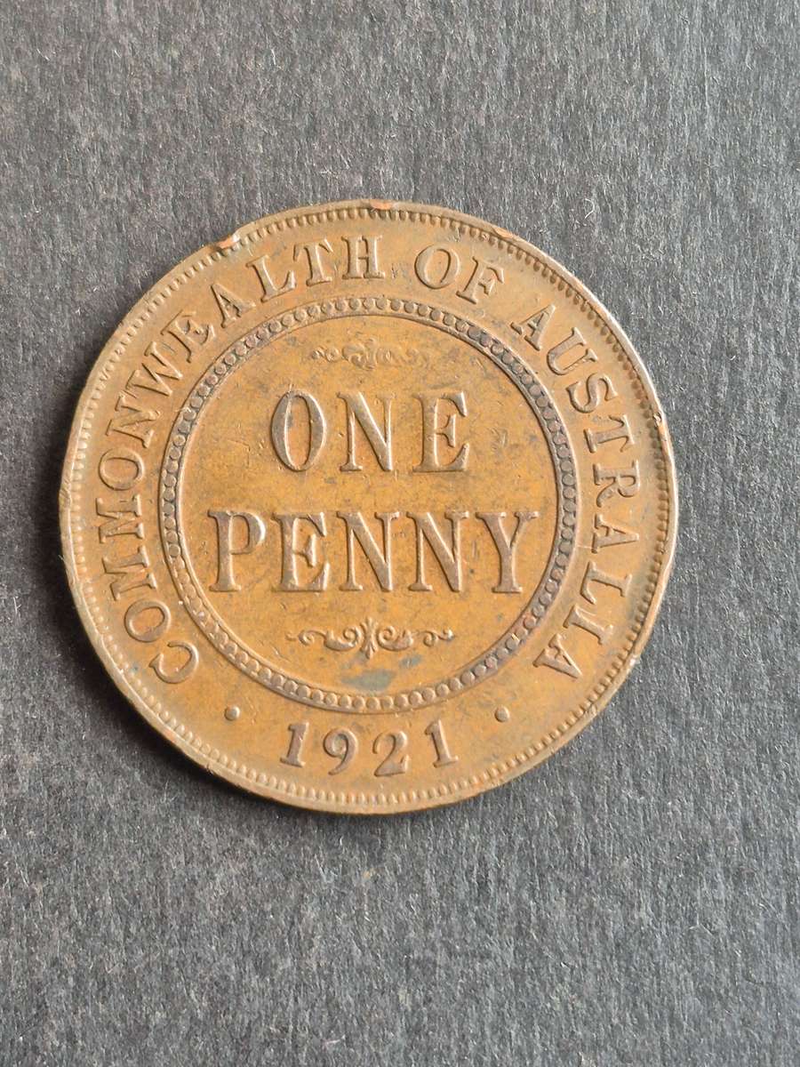 Commonwealth of Australia One Penny 1921