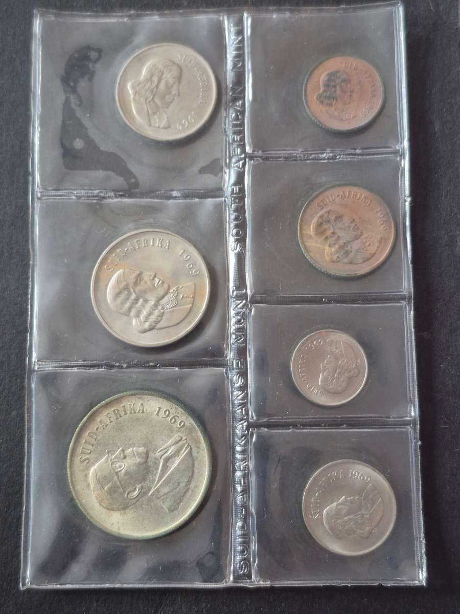 SA Mint Pack 1969 Afrikaans (scarce date)