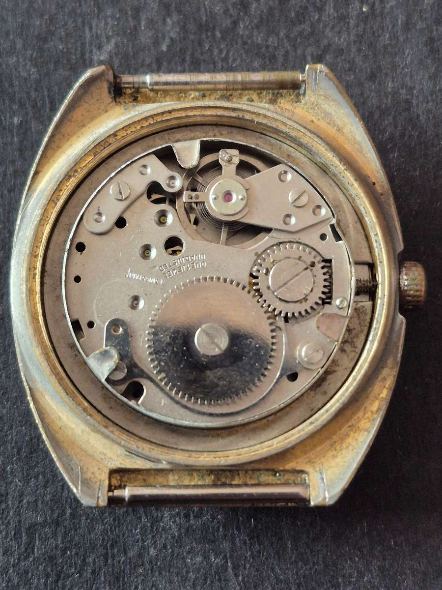 Vintage Lanco 17 Jewels Antimagnetic Waterproof Men's Wrist Watch (not working)