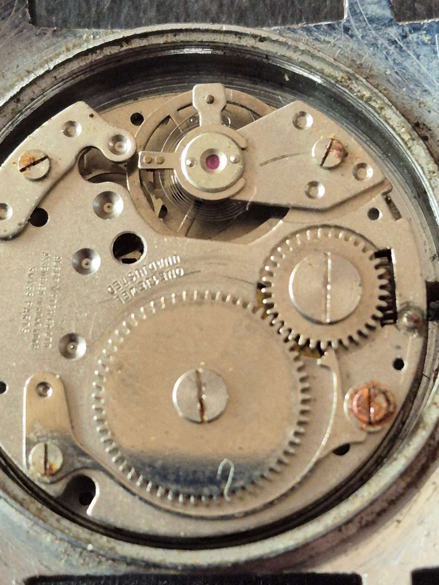 Vintage Roma Super Deluxe Jewelled Waterproof Antimagnetic Men's Wrist Watch (not working)