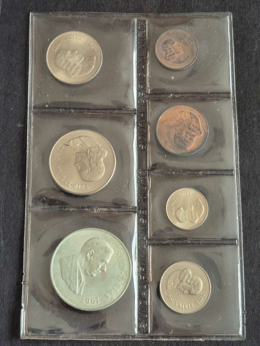 SA Mint Pack 1967 Afrikaans (including Silver One Rand)