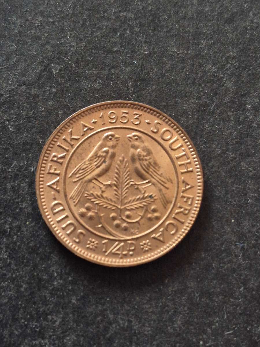 Union Farthing 1953 UNC