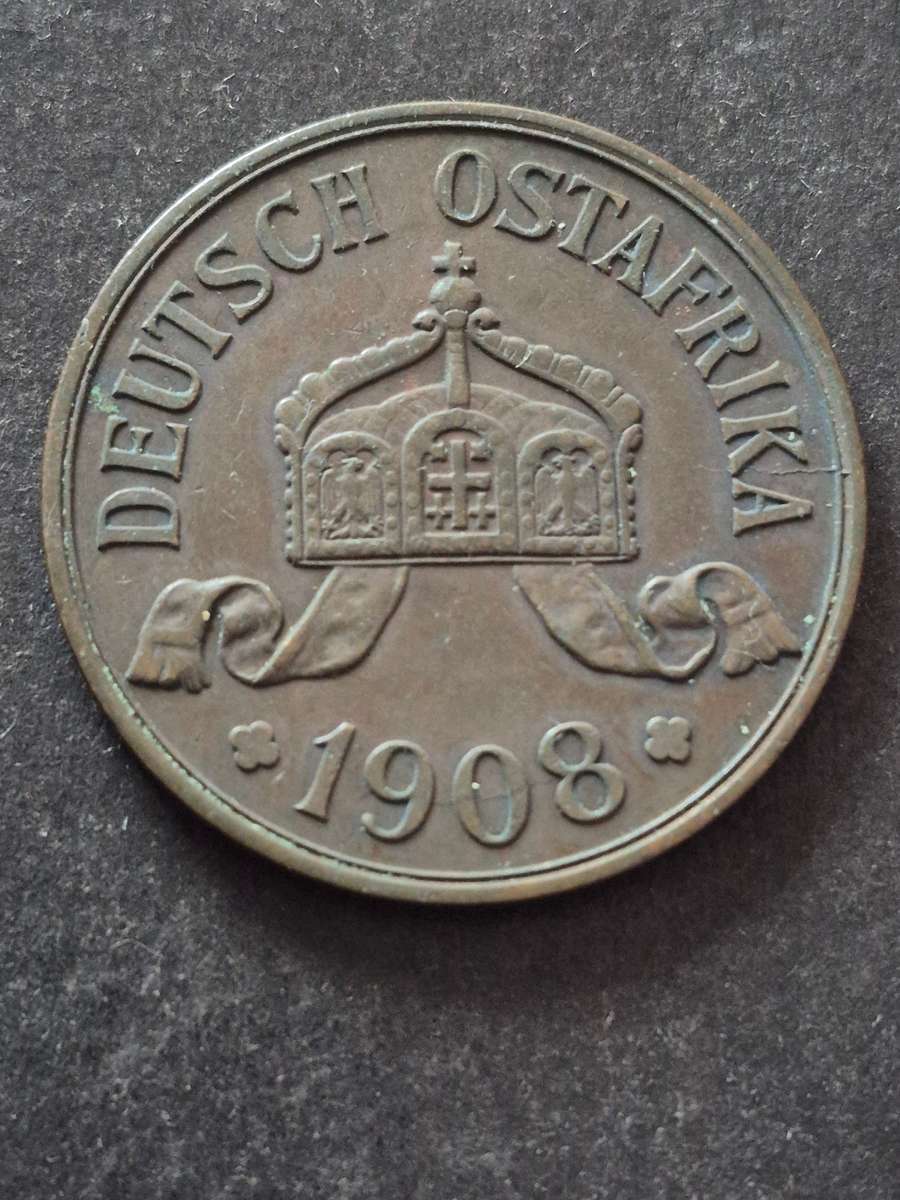 Deutsche Ostafrika 5 Heller 1908J