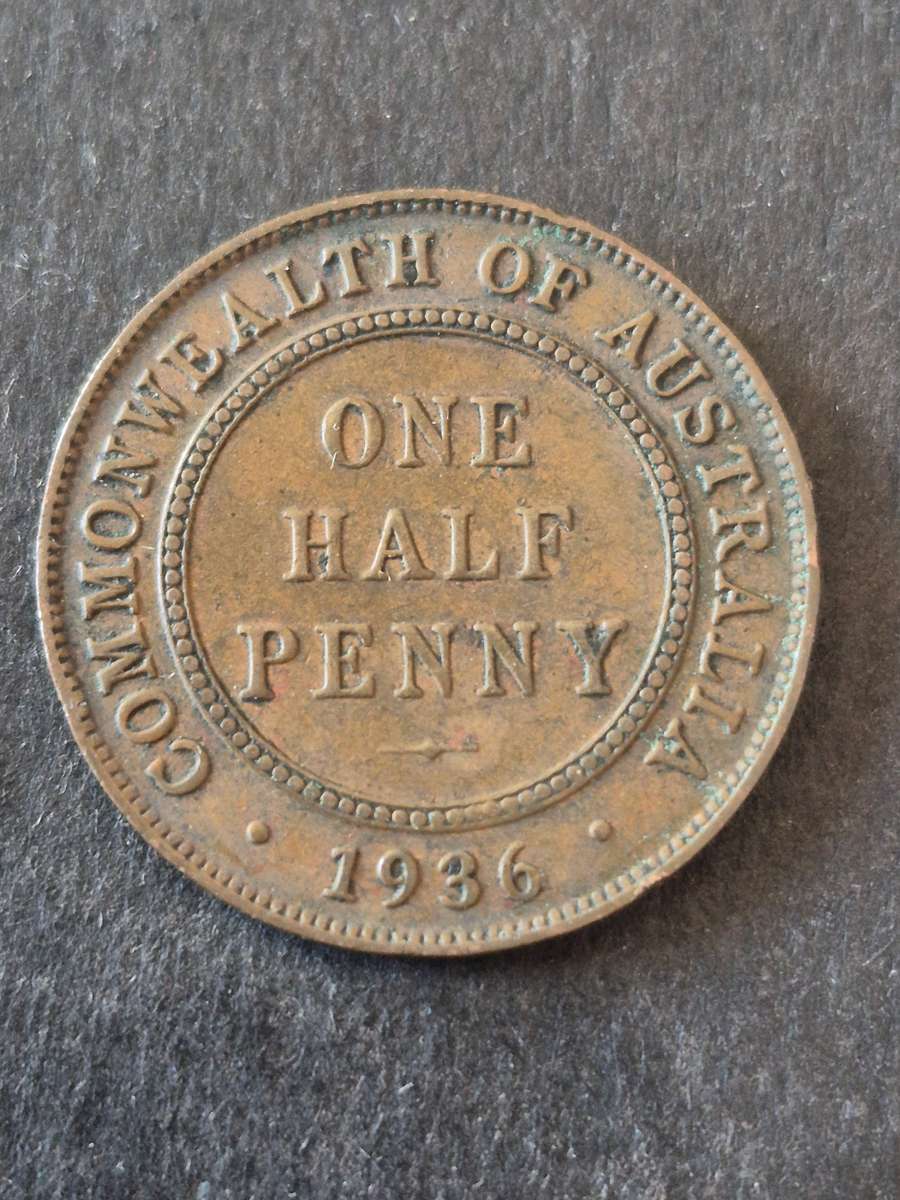 Commonwealth of Australia One Half Penny 1936
