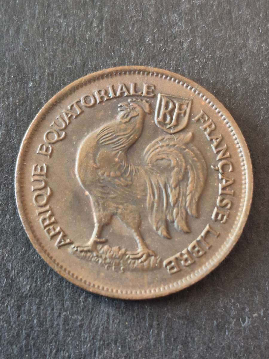 Madagascar (France) One Franc 1943