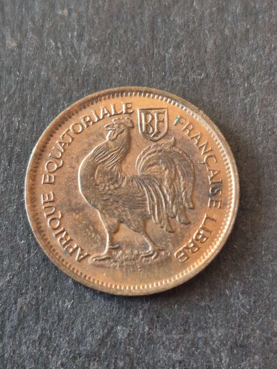 French Equatorial Africa 50 Centimes 1943