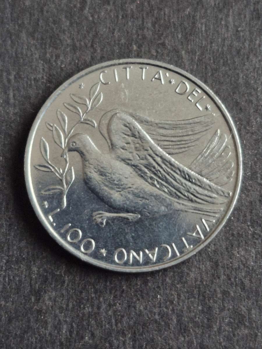 Vatican 100 Lire 1974 Pope Paul VI (excellent condition)