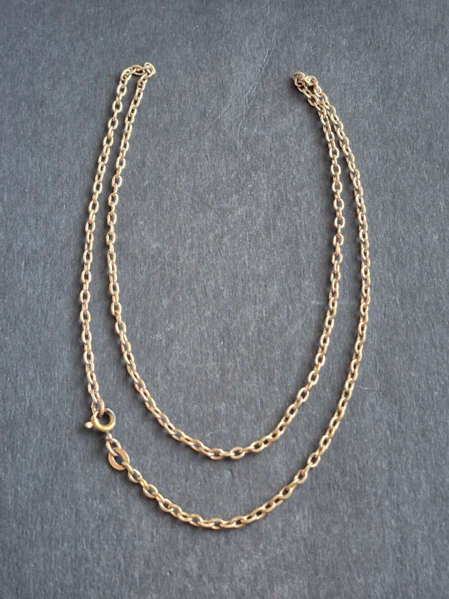 Rolled Gold Chain 3.4g- 440mm