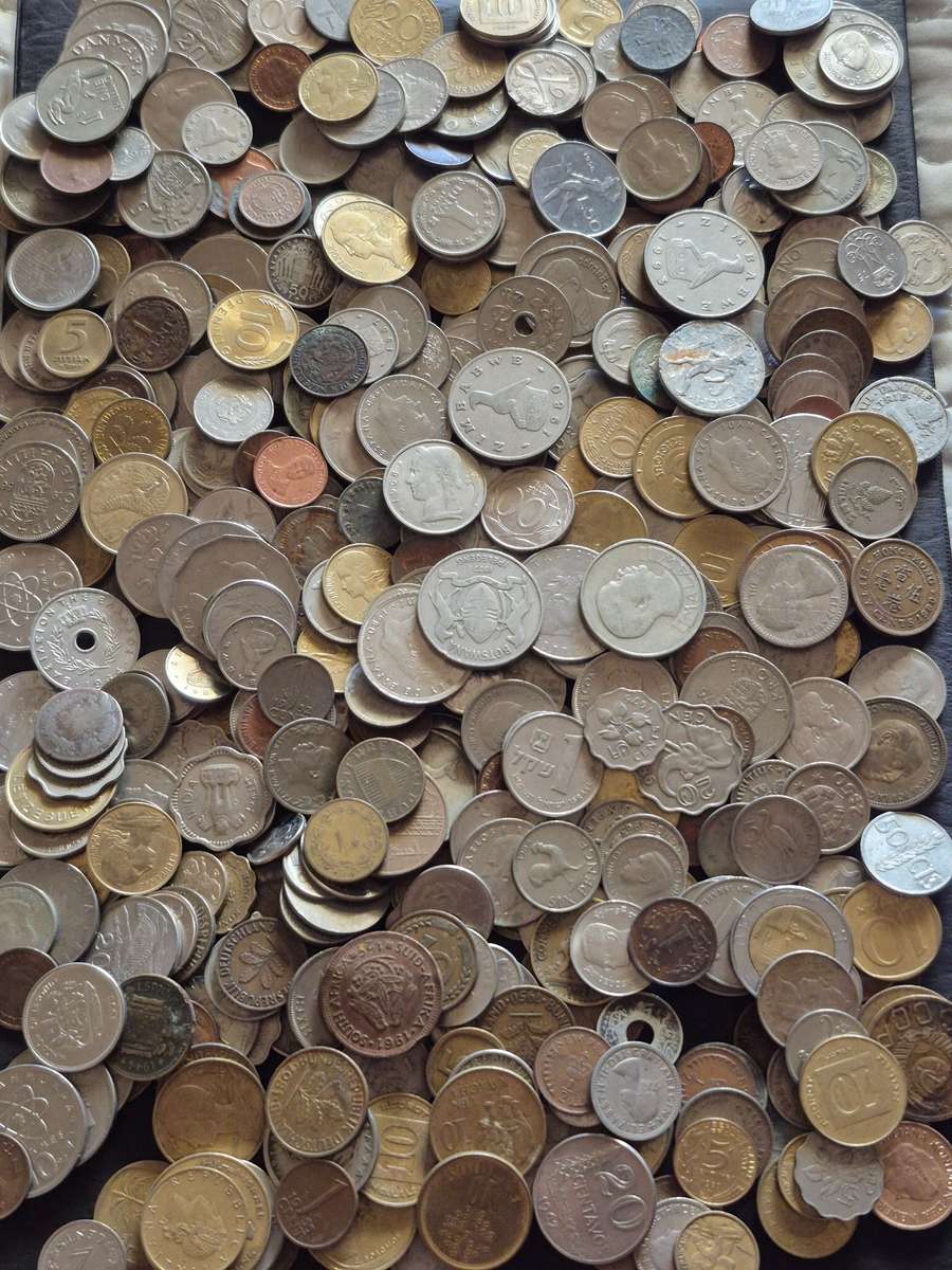 Mixed Lot of World Coins 2kg