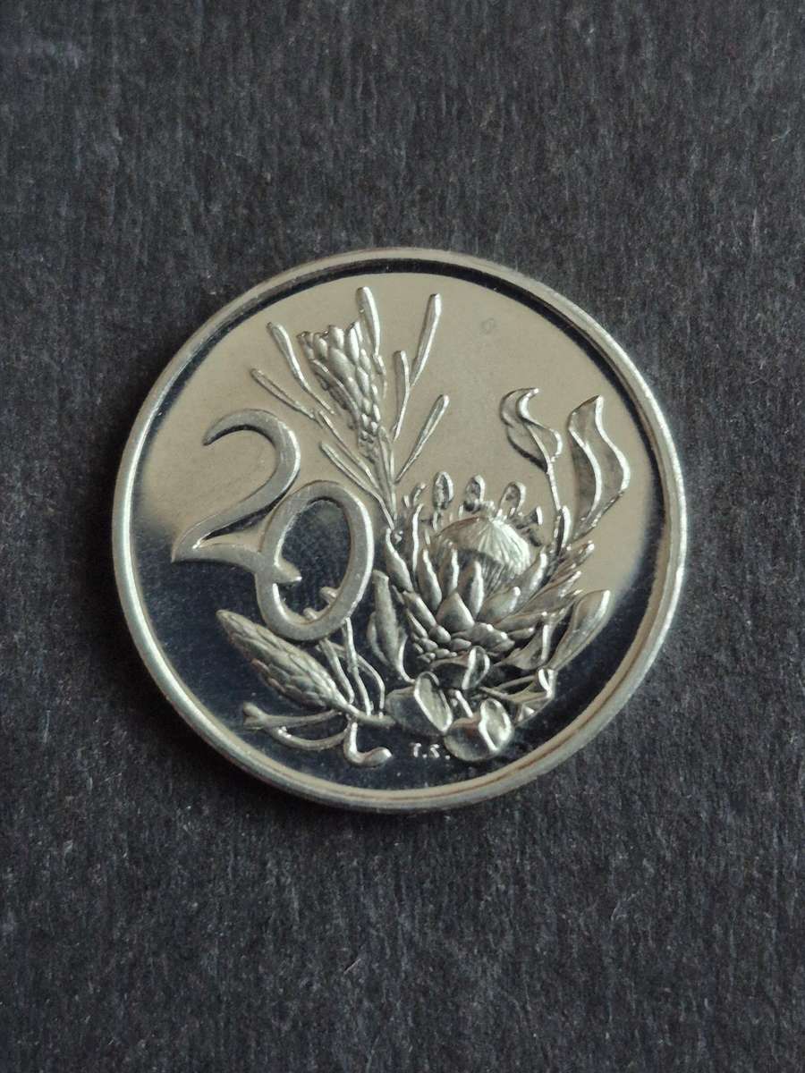 Republic 20 Cents 1973 Proof (scarce date)