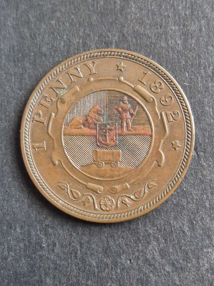 ZAR Penny 1892 (nice condition)
