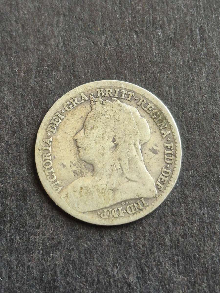 UK Threepence 1895 Silver
