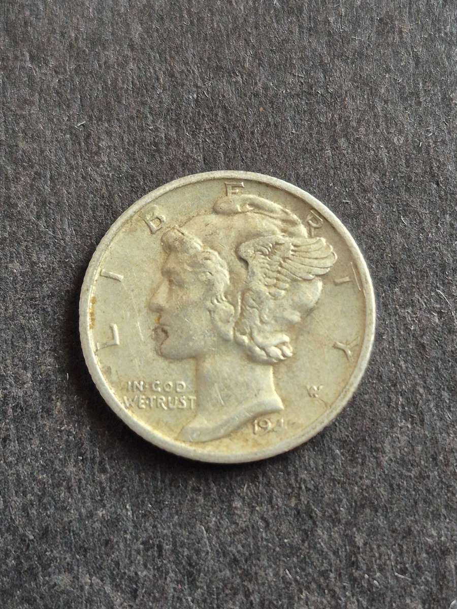 USA Mercury Dime 1940S Silver