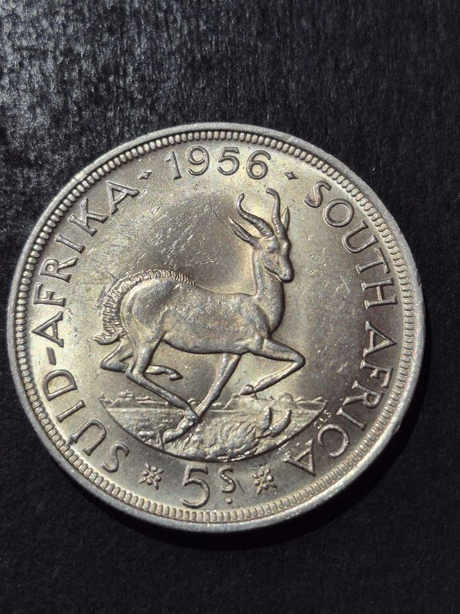 Union 5 Shillings 1956
