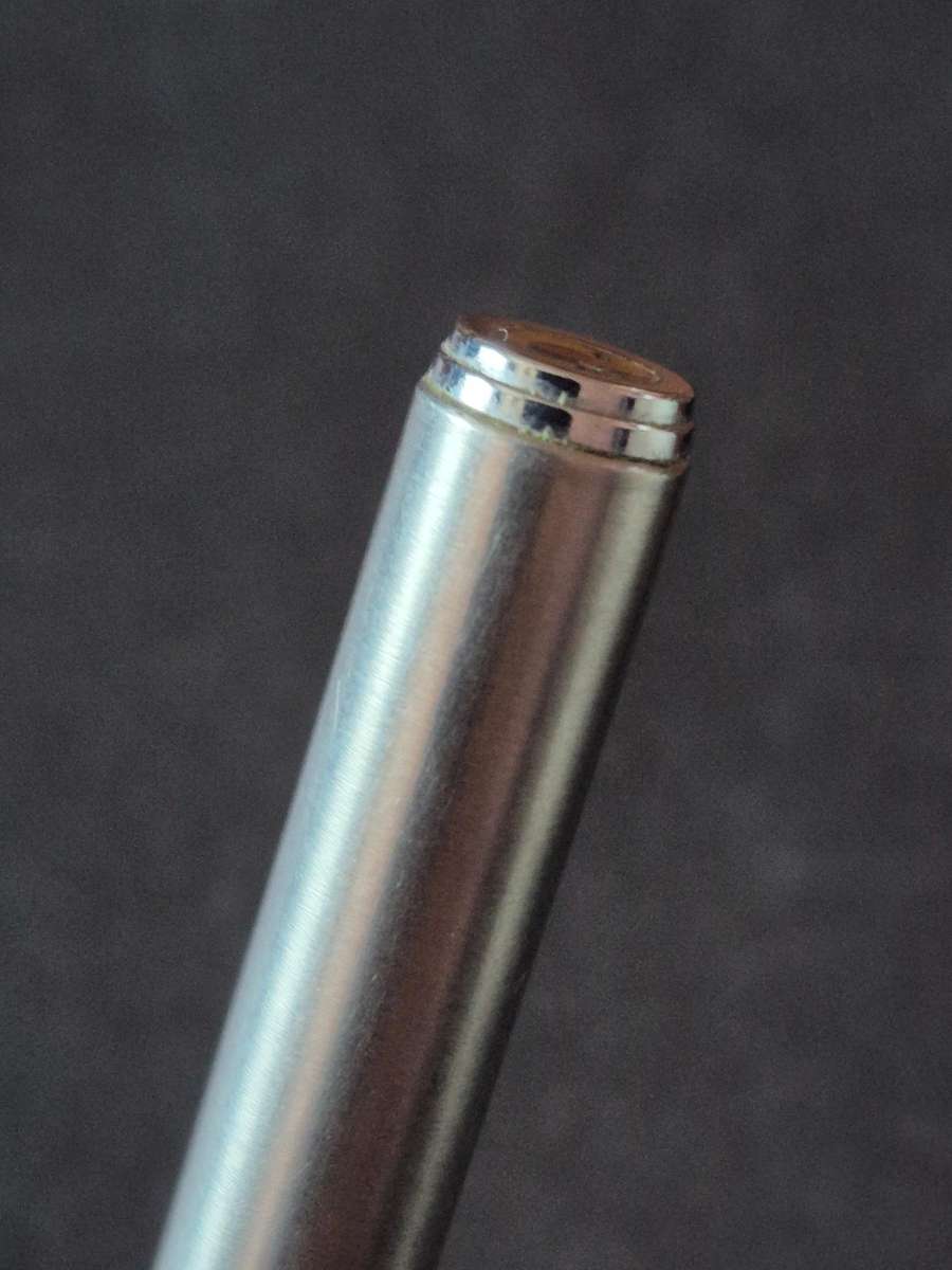 Vintage Parker Chrome Plated Fountain Pen- made in England