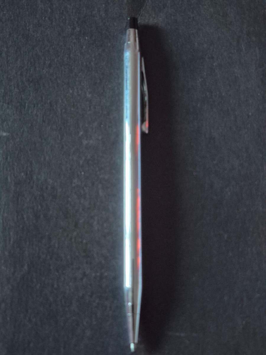 Vintage Cross Chrome Plated Pen - made in Ireland (engraved)