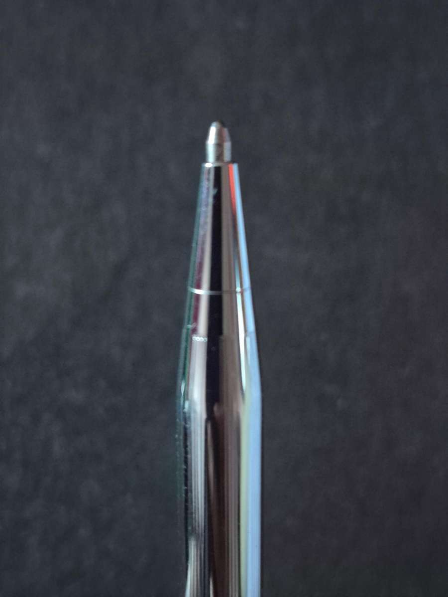 Vintage Cross Chrome Plated Pen - made in Ireland (engraved)