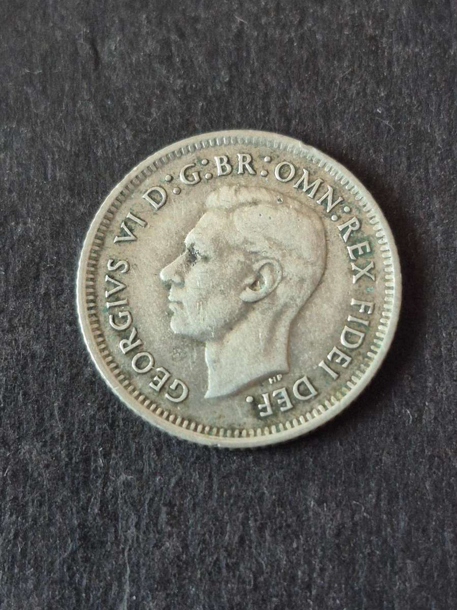 Australia Sixpence 1951 Silver