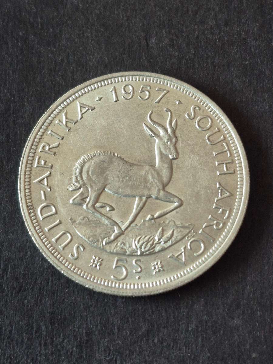 Union 5 Shillings 1957 (nice condition)