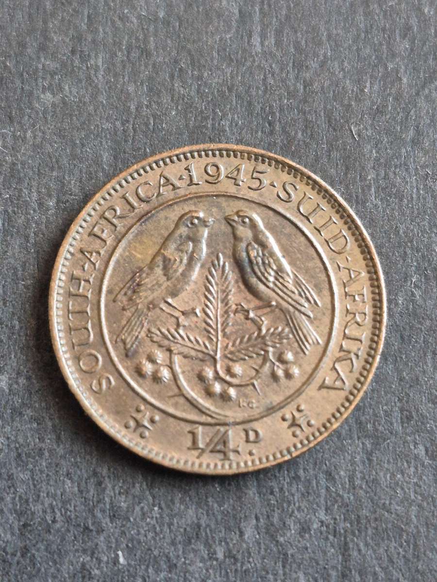 Union Farthing 1945 (excellent condition)