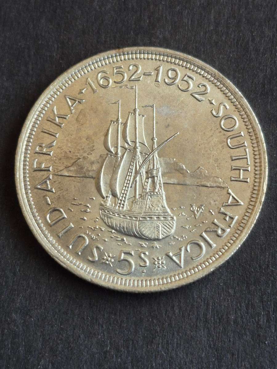 Union 5 Shillings 1952 UNC