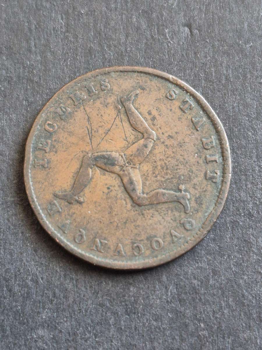 Isle of Man 1/2 Penny 1839