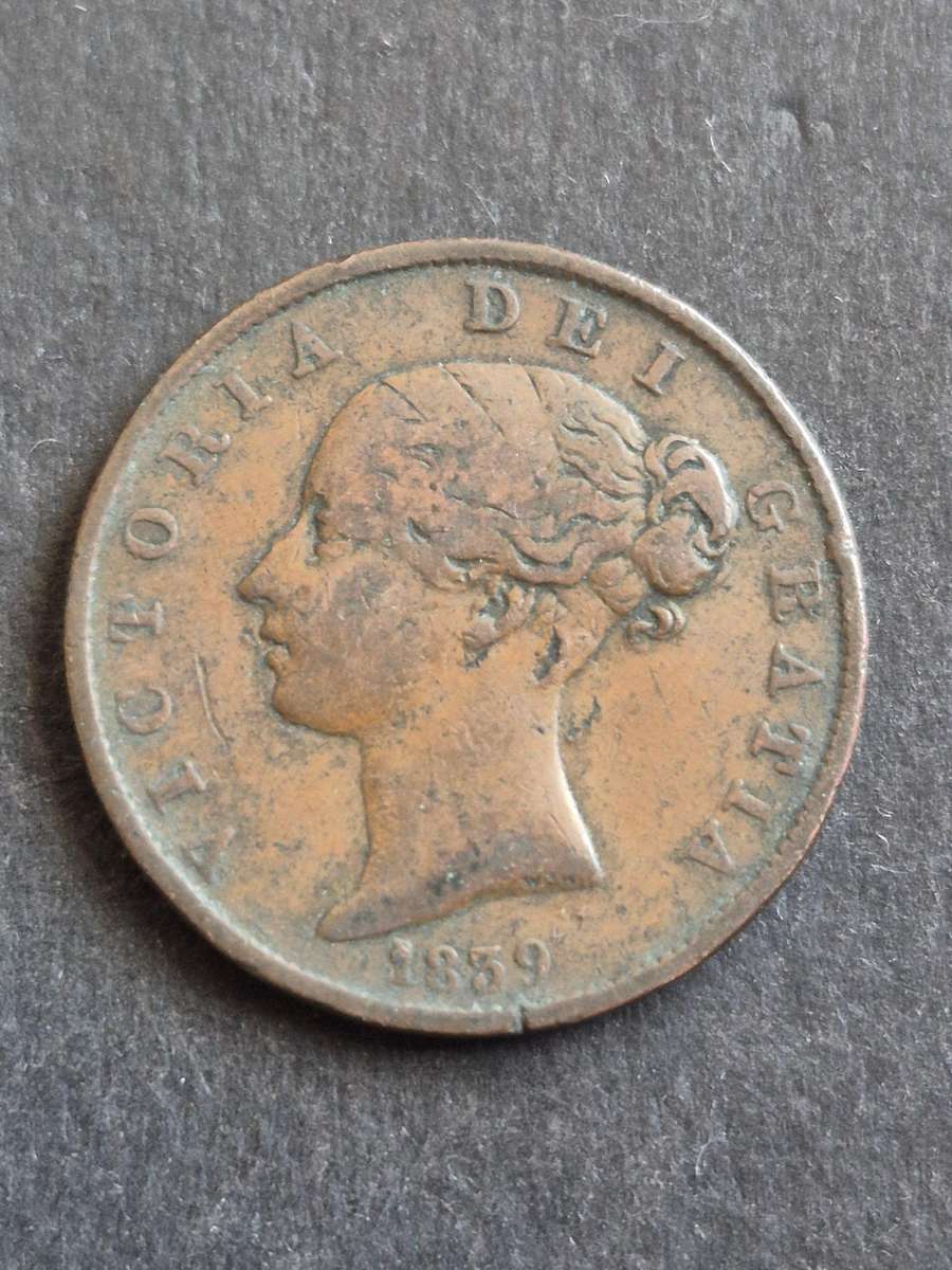 Isle of Man 1/2 Penny 1839