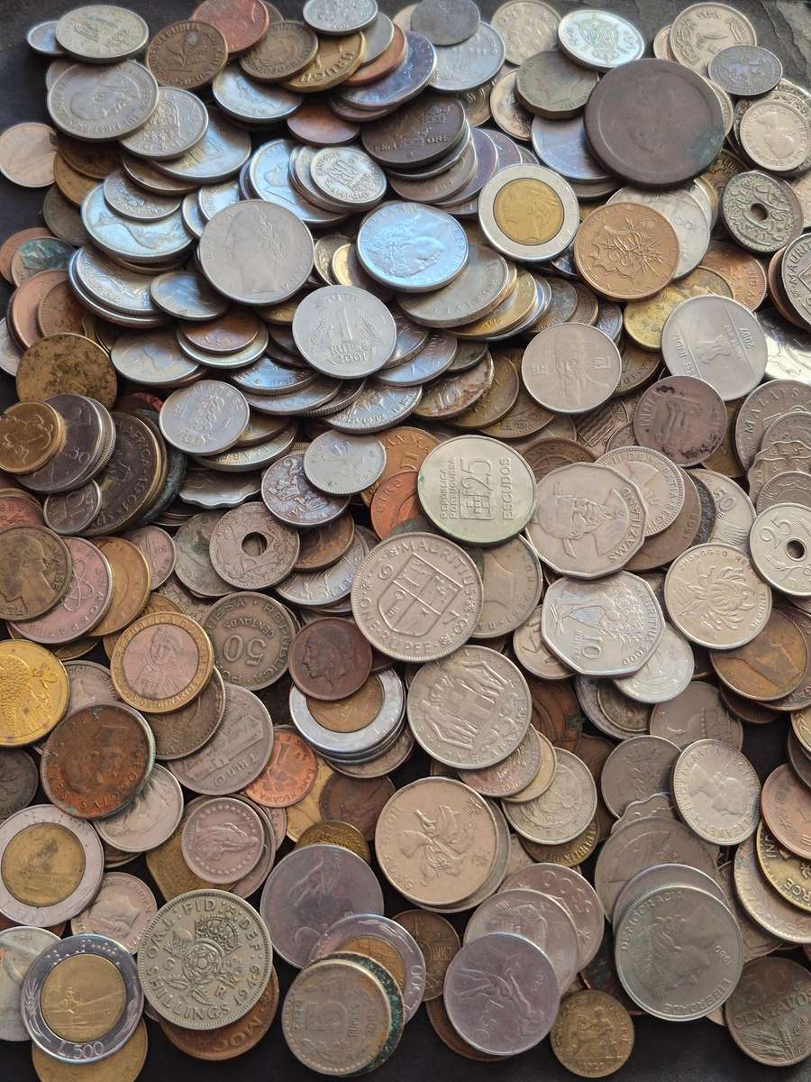 Mixed Lot of World Coins 2kg