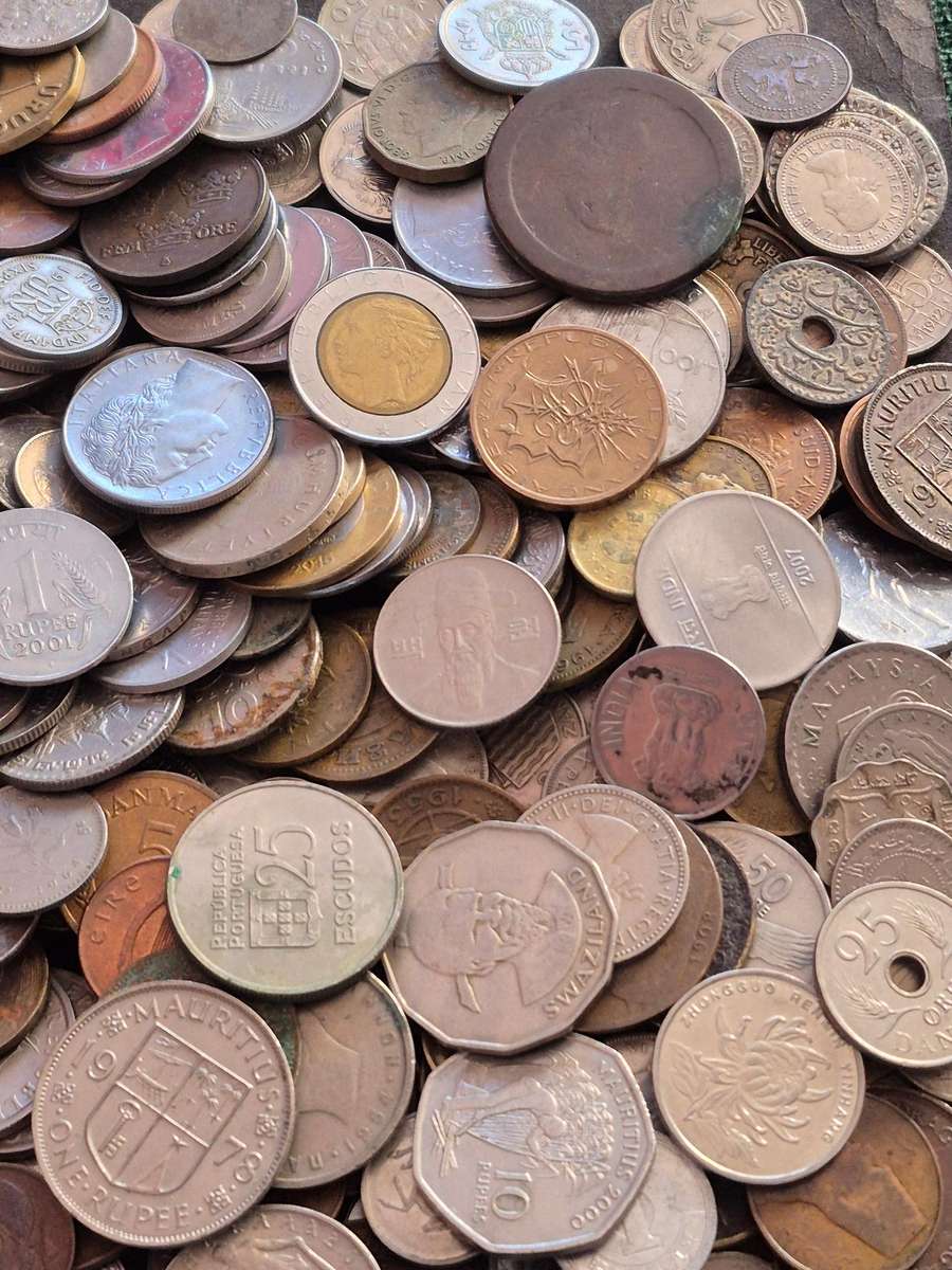 Mixed Lot of World Coins 2kg