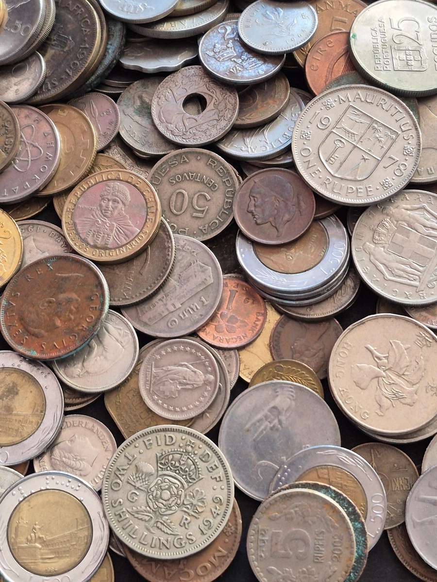 Mixed Lot of World Coins 2kg