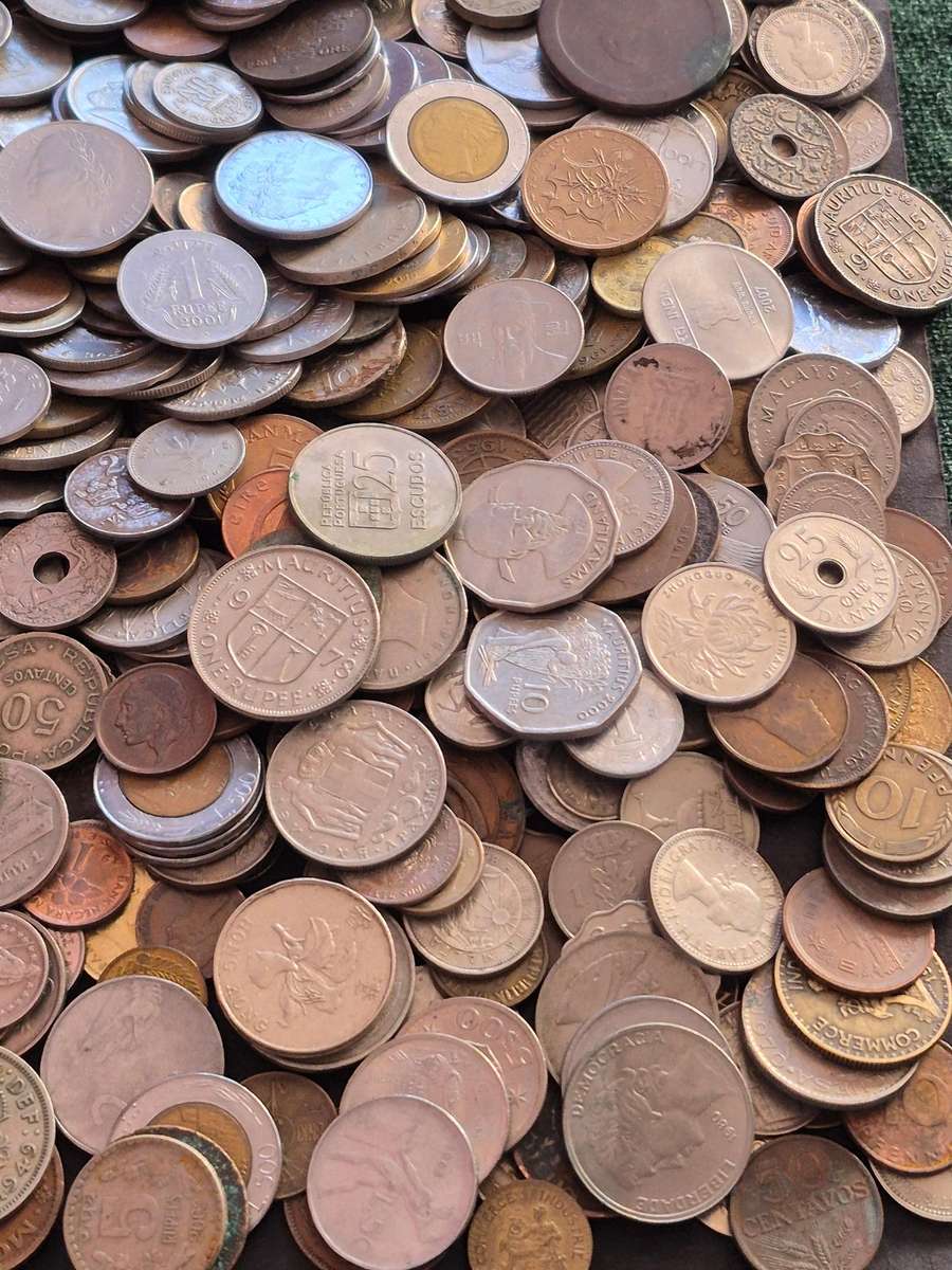 Mixed Lot of World Coins 2kg