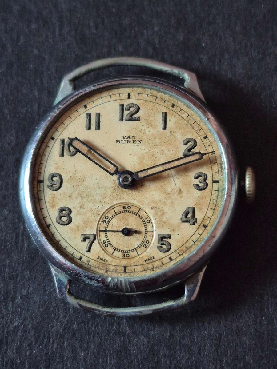 Vintage Van Buren 7 Jewels Mechanical Wrist Watch (not working)