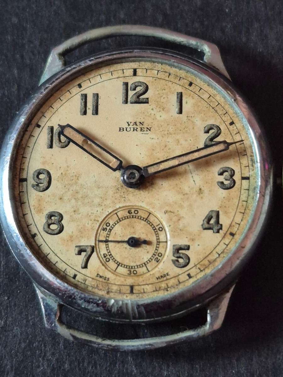 Vintage Van Buren 7 Jewels Mechanical Wrist Watch (not working)