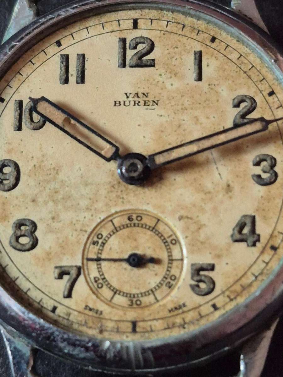 Vintage Van Buren 7 Jewels Mechanical Wrist Watch (not working)