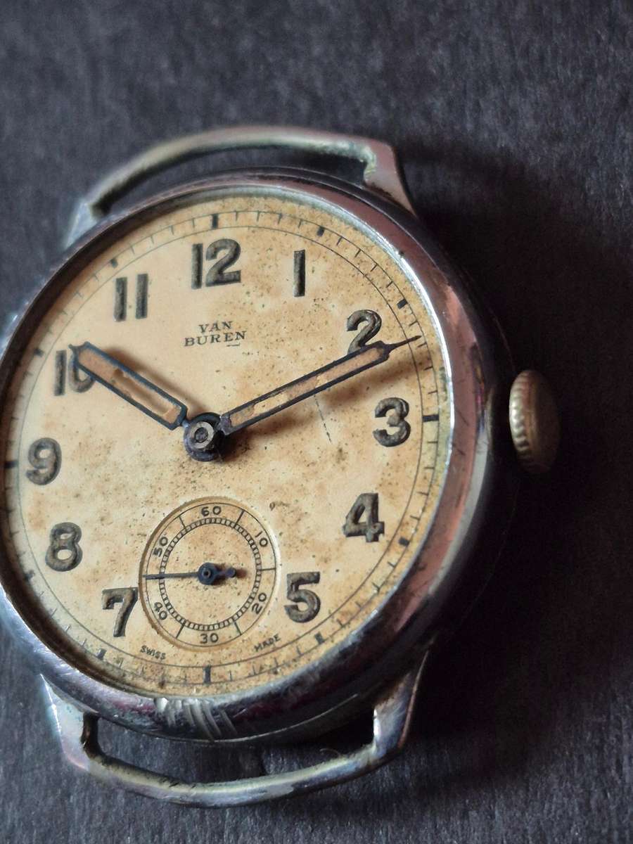 Vintage Van Buren 7 Jewels Mechanical Wrist Watch (not working)