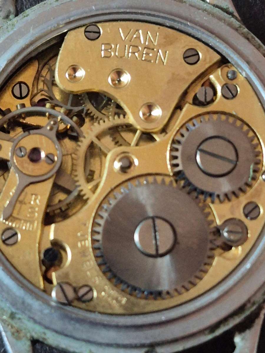 Vintage Van Buren 7 Jewels Mechanical Wrist Watch (not working)