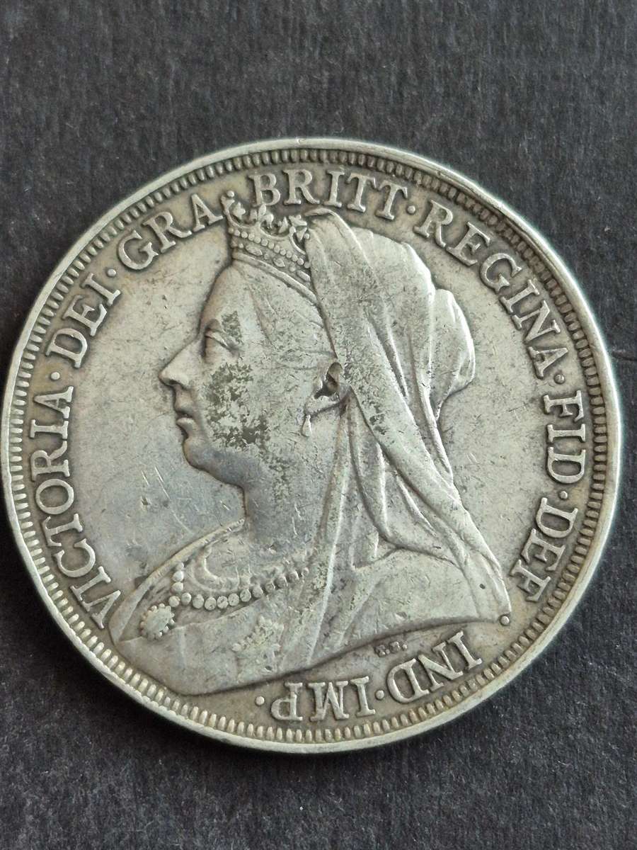 1896 British Crown Silver Queen Victoria