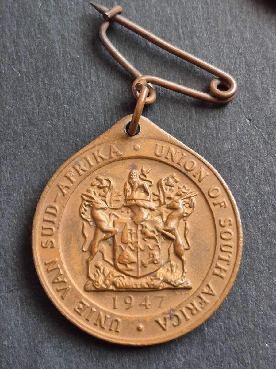 Royal Visit 1947 Bronze Medallion